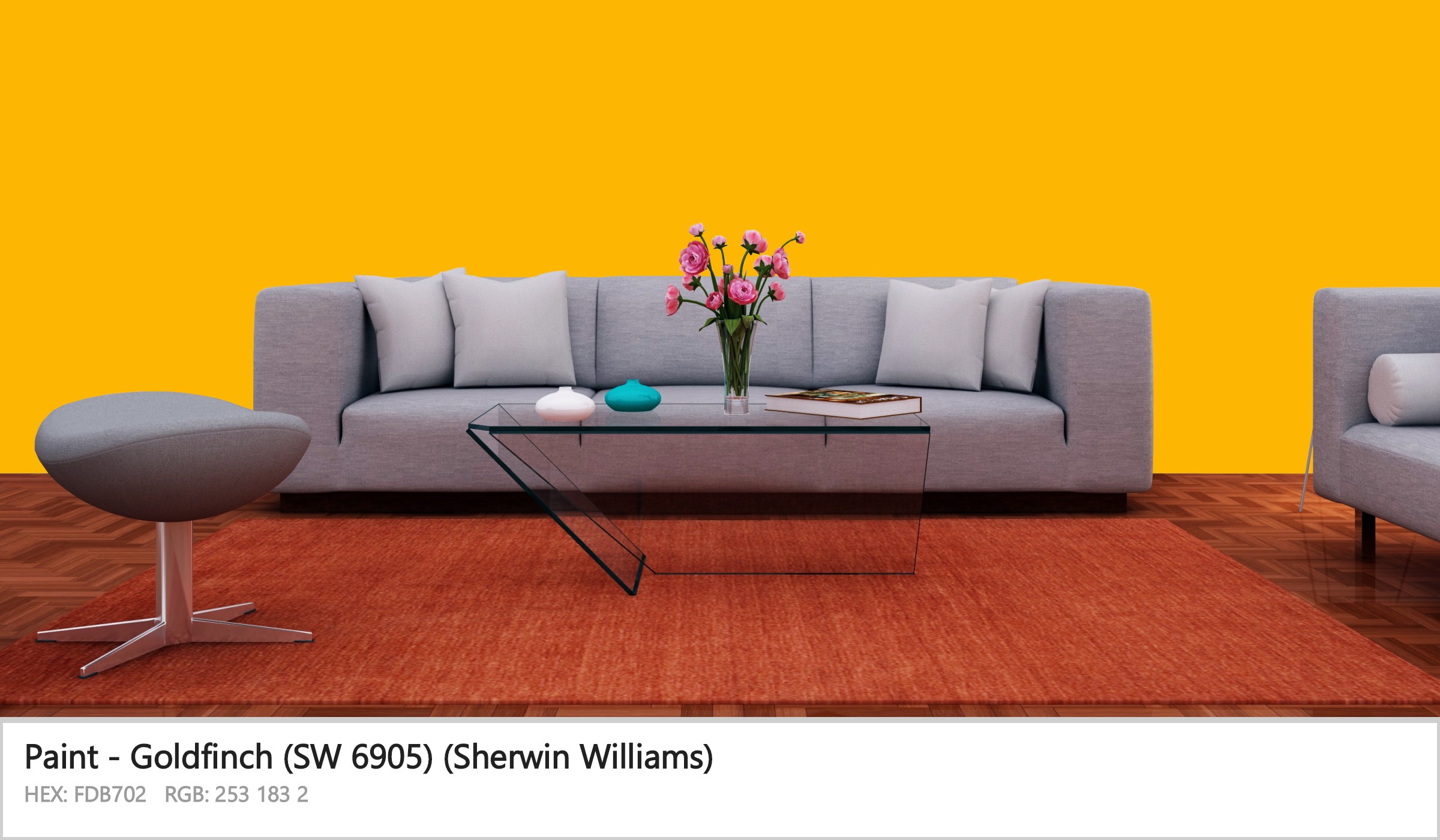 Sherwin Williams Goldfinch (SW 6905) Paint color codes, similar paints