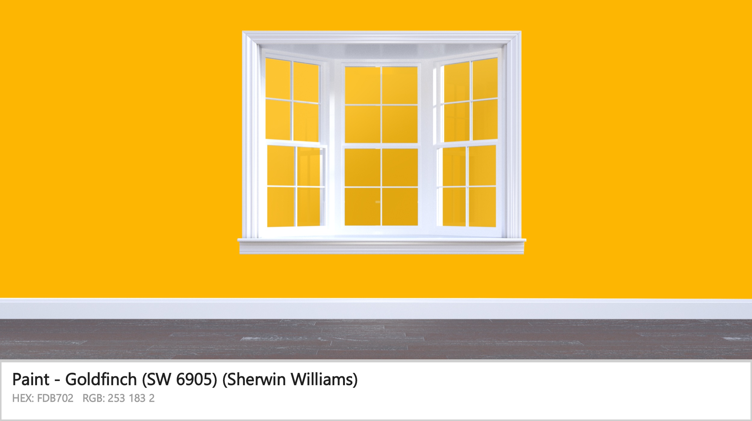 Sherwin Williams Goldfinch (SW 6905) Paint color codes, similar paints
