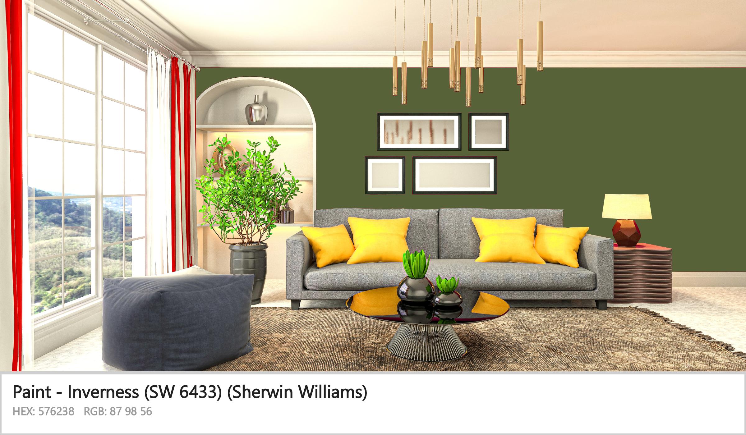 Sherwin Williams Inverness (SW 6433) Paint color codes, similar paints