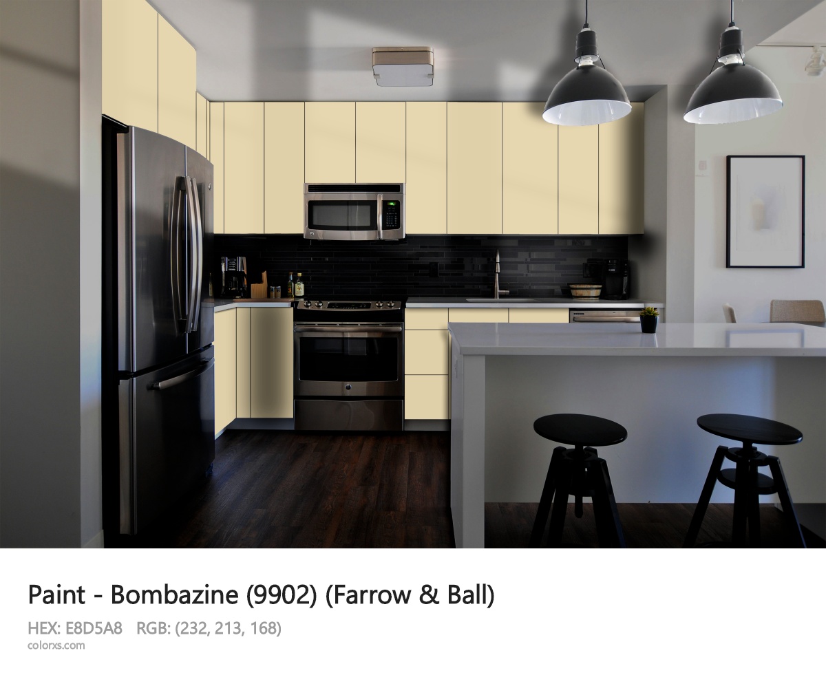 Farrow & Ball Bombazine (9902) Paint modular kitchen design
