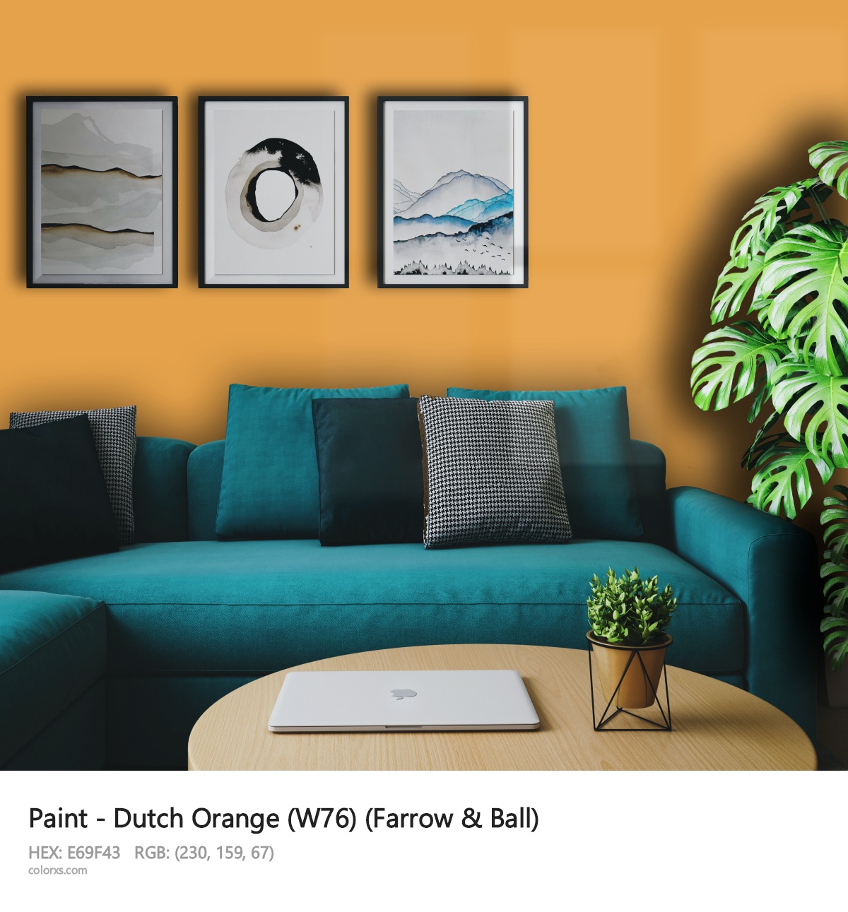 About Dutch Orange (W76) color - its meaning and example