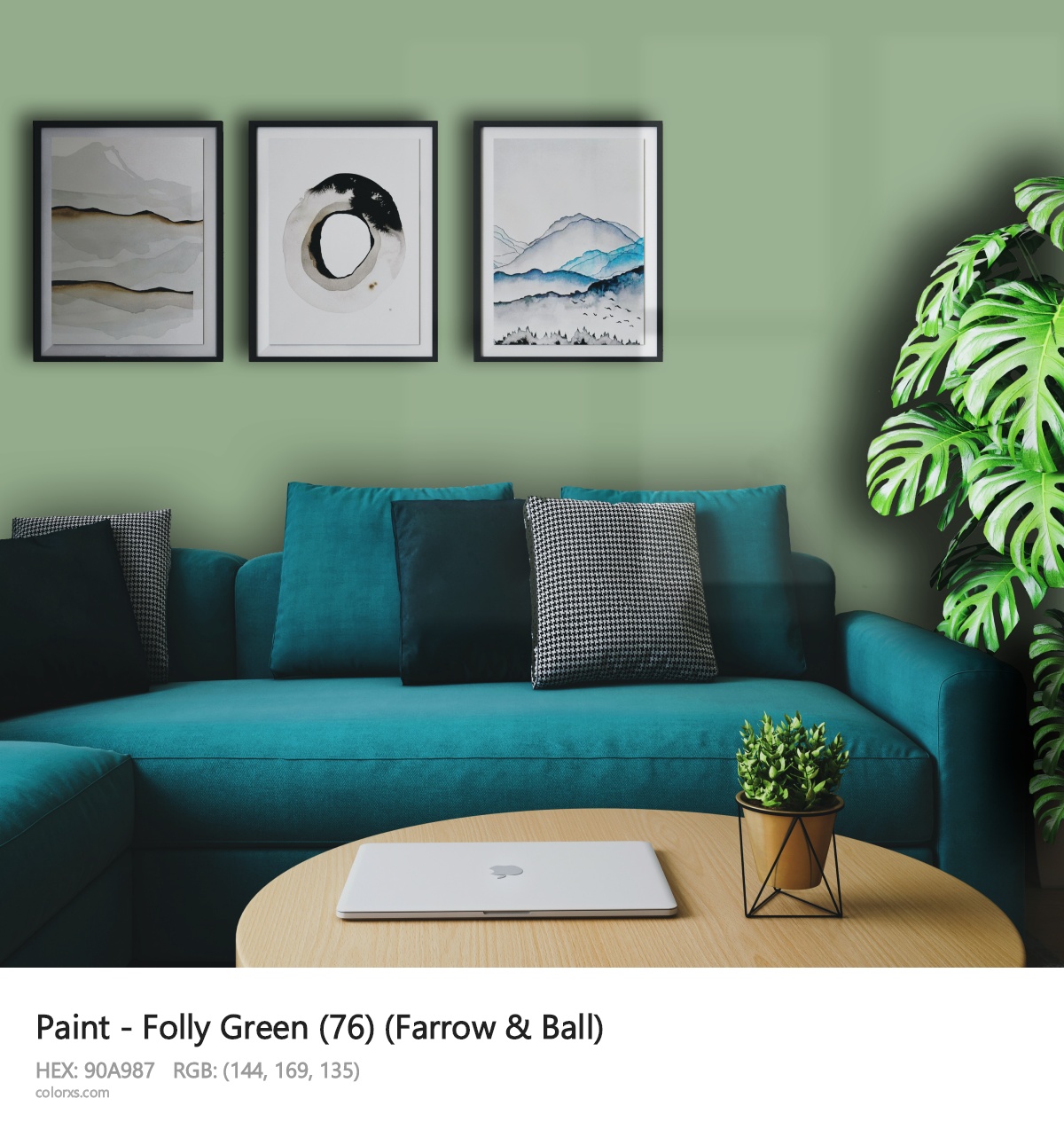 About Folly Green (76) color - its meaning and example