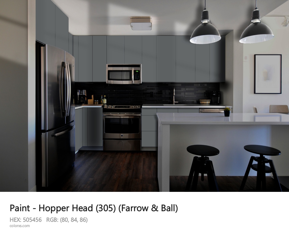 Farrow & Ball Hopper Head (305) Paint modular kitchen design