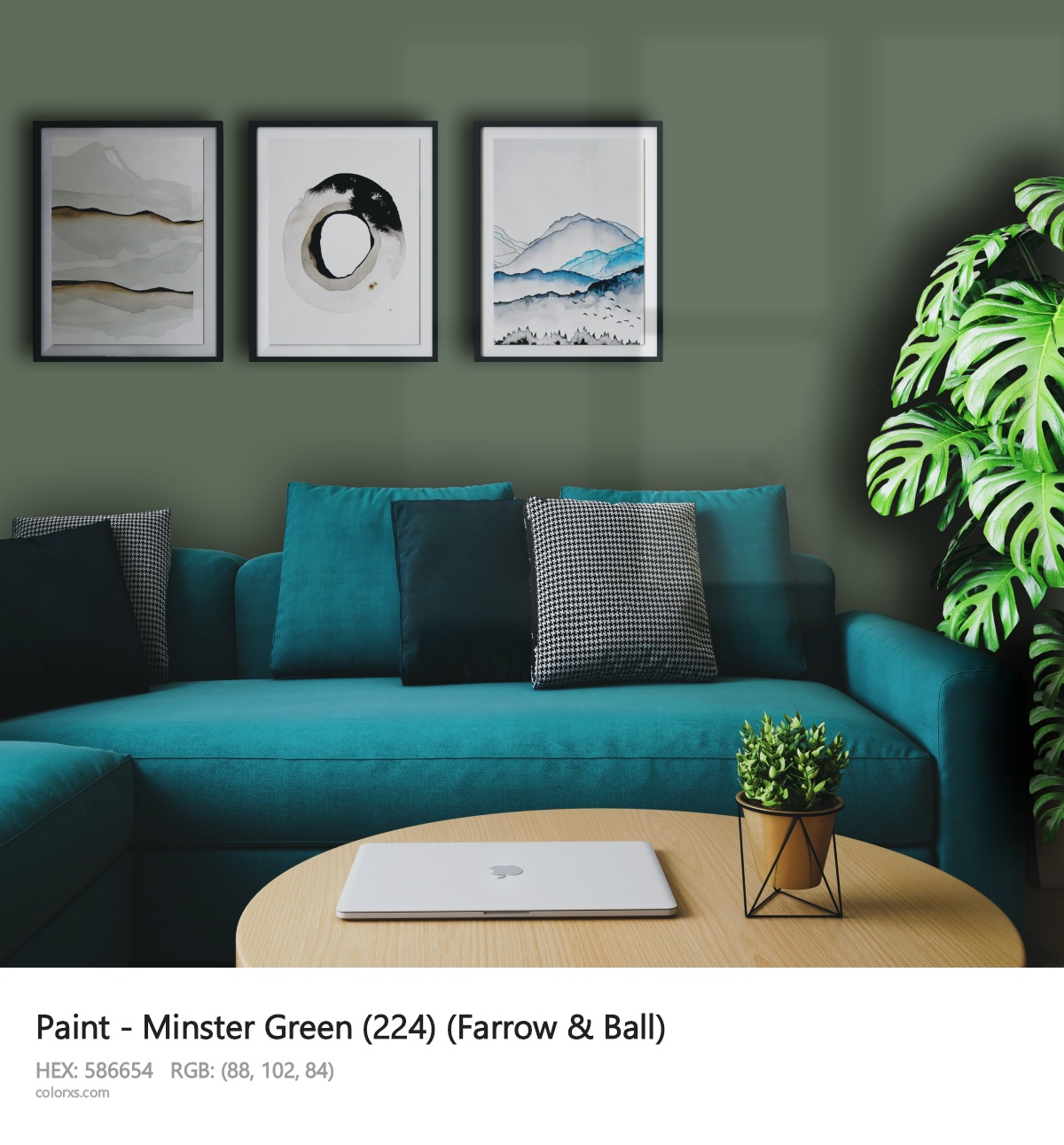 About Minster Green (224) color - its meaning and example