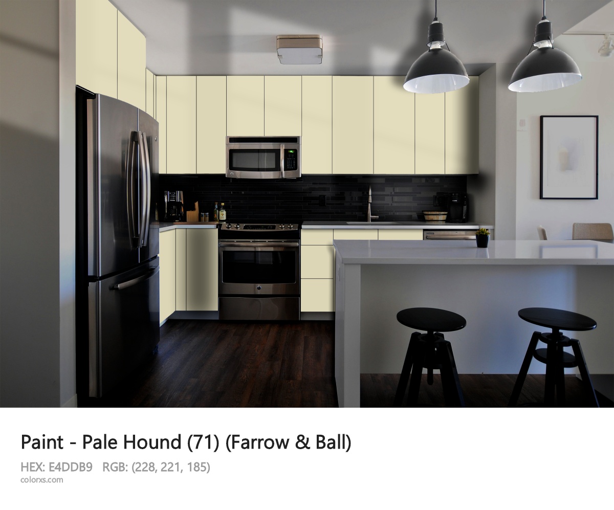 Farrow & Ball Pale Hound (71) Paint modular kitchen design