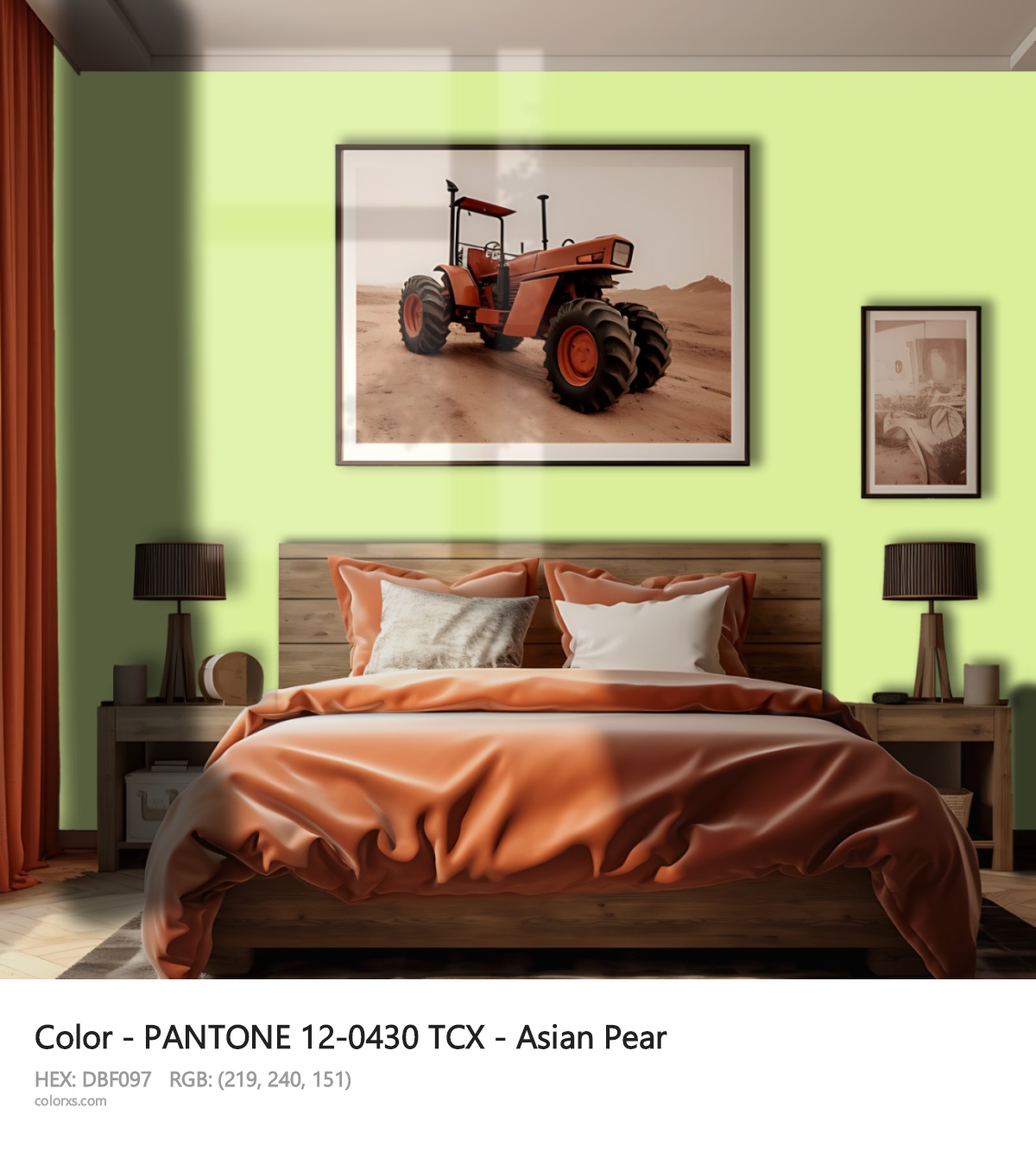 About PANTONE 12-0430 TCX - Asian Pear color - its meaning and example