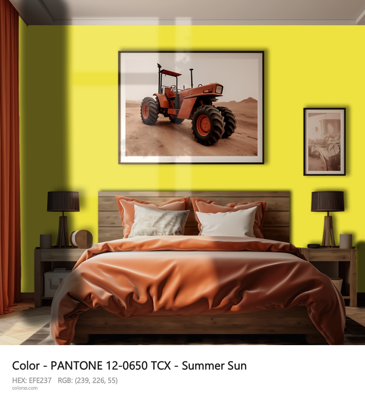 About PANTONE 12-0650 TCX - Summer Sun color - its meaning and example