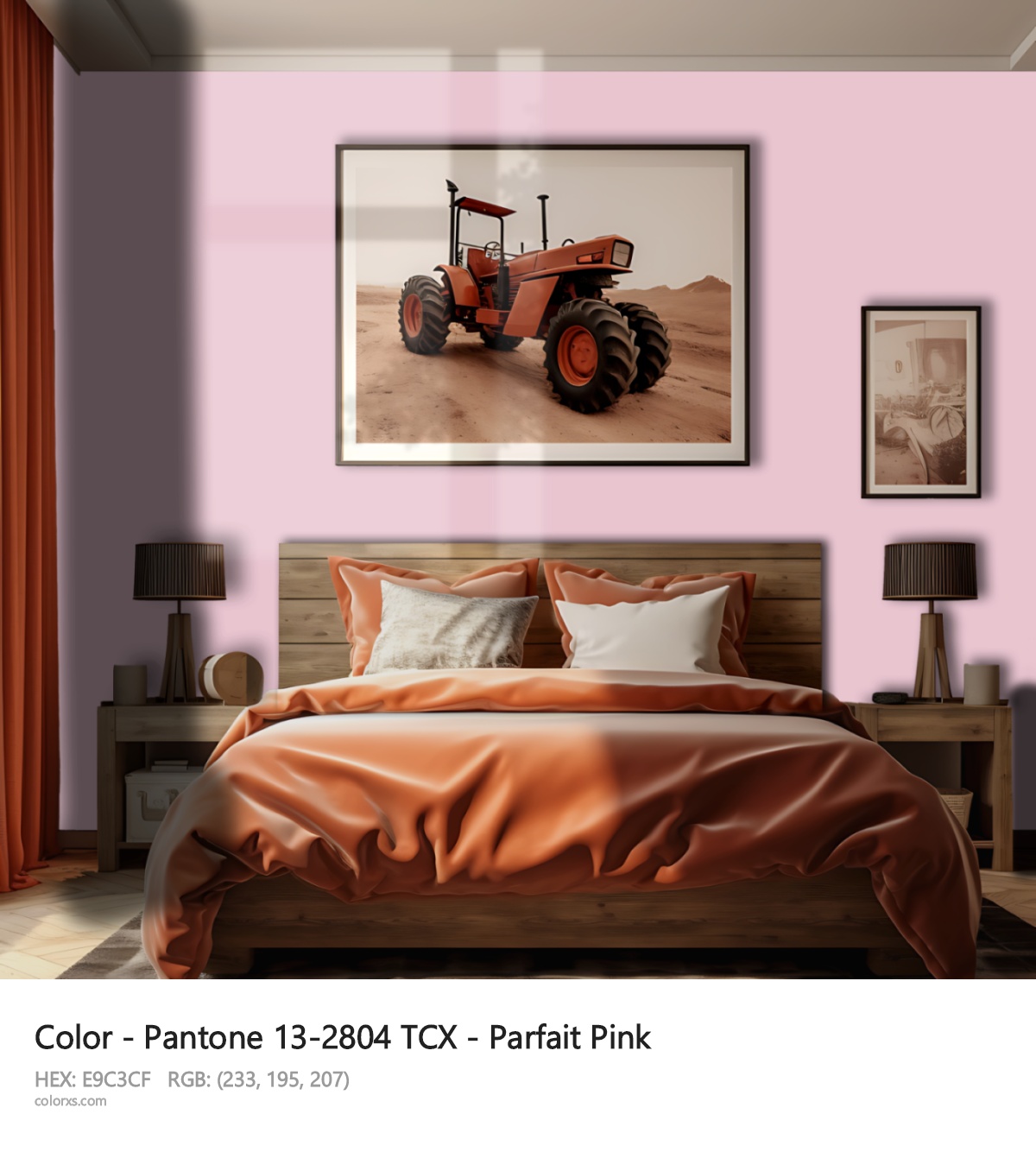 About Pantone 13-2804 TCX - Parfait Pink color - its meaning and example