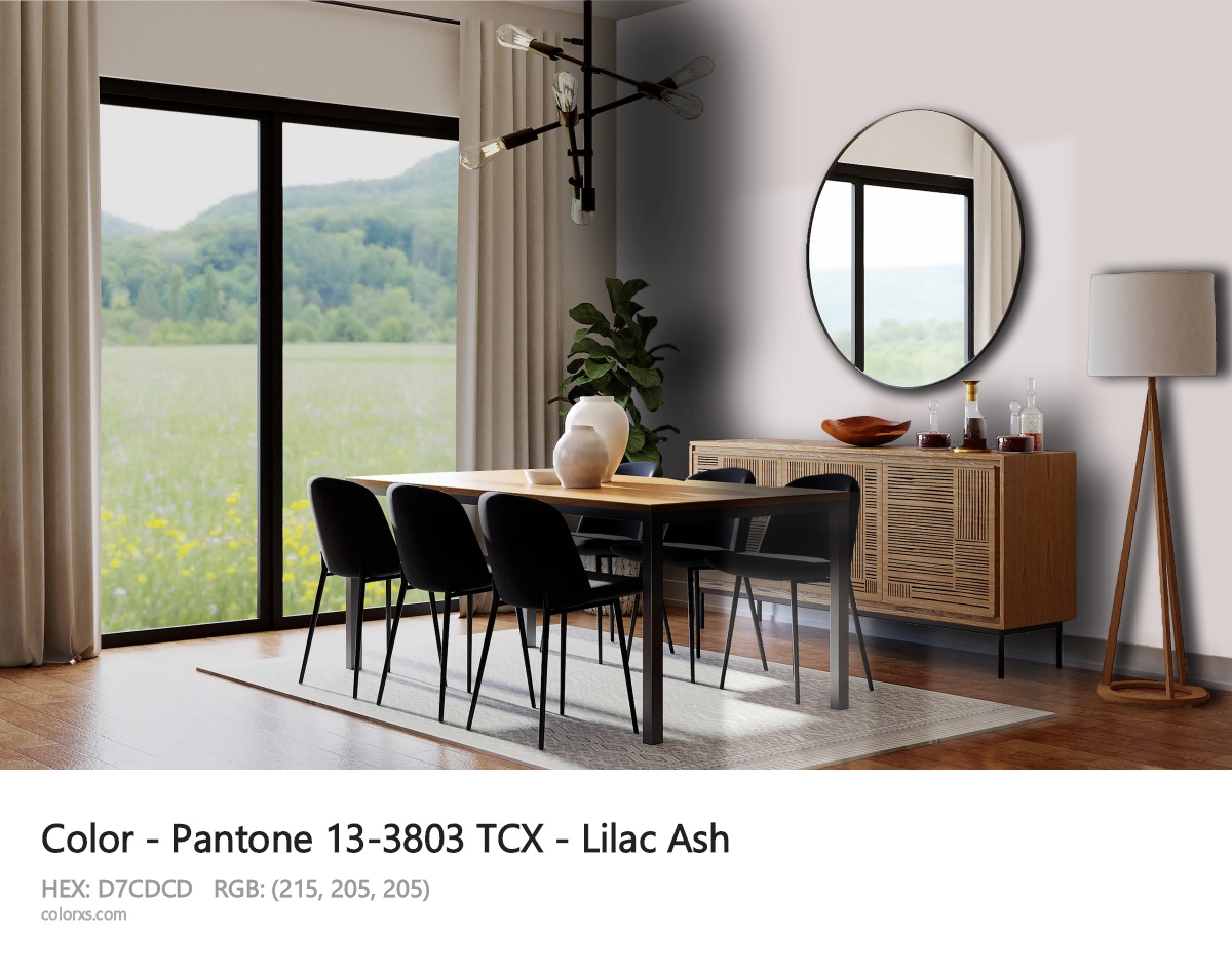 Pantone 13-3803 TCX - Lilac Ash CMS dining room design