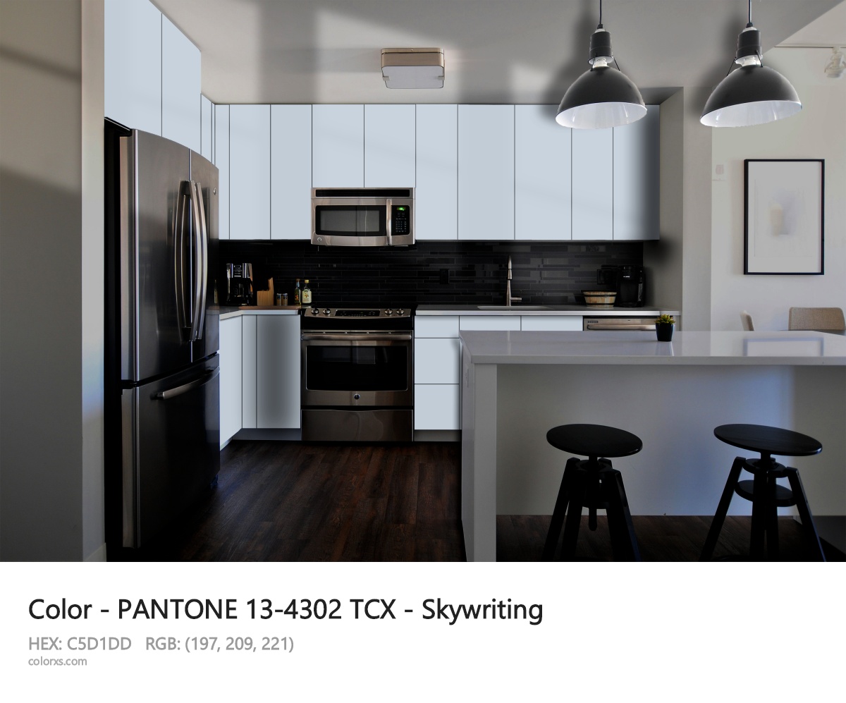 PANTONE 13-4302 TCX - Skywriting CMS modular kitchen design