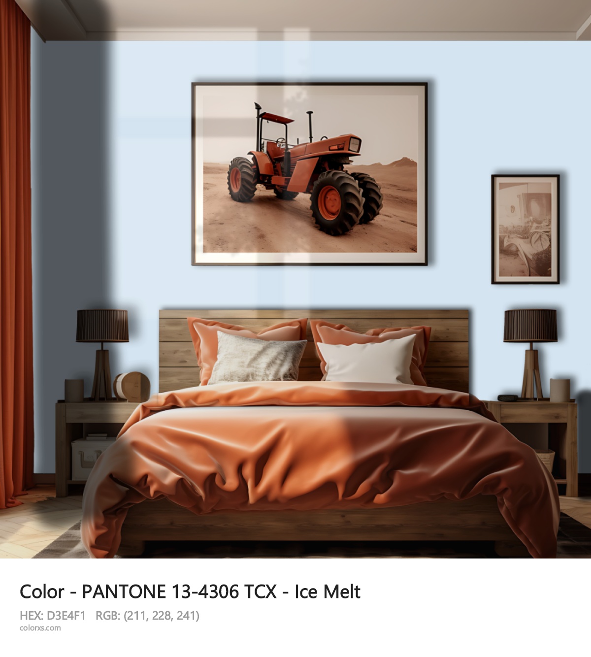 About PANTONE 13-4306 TCX - Ice Melt color - its meaning and example