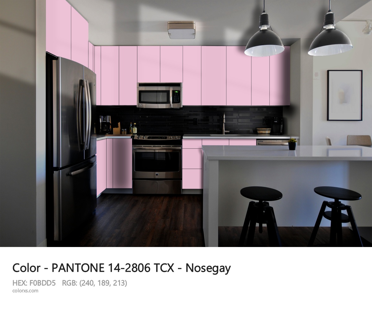 PANTONE 14-2806 TCX - Nosegay CMS modular kitchen design