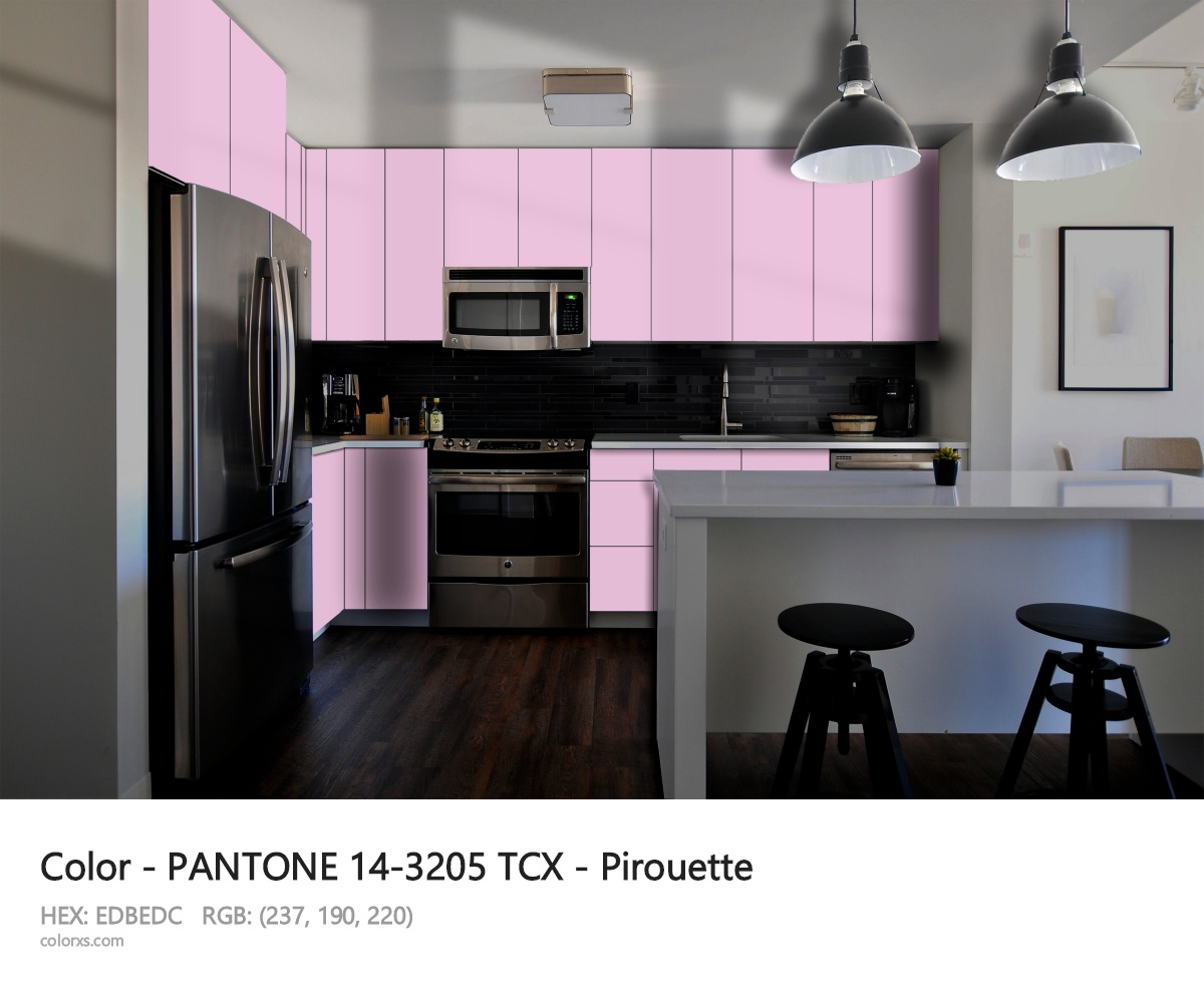 PANTONE 14-3205 TCX - Pirouette CMS modular kitchen design