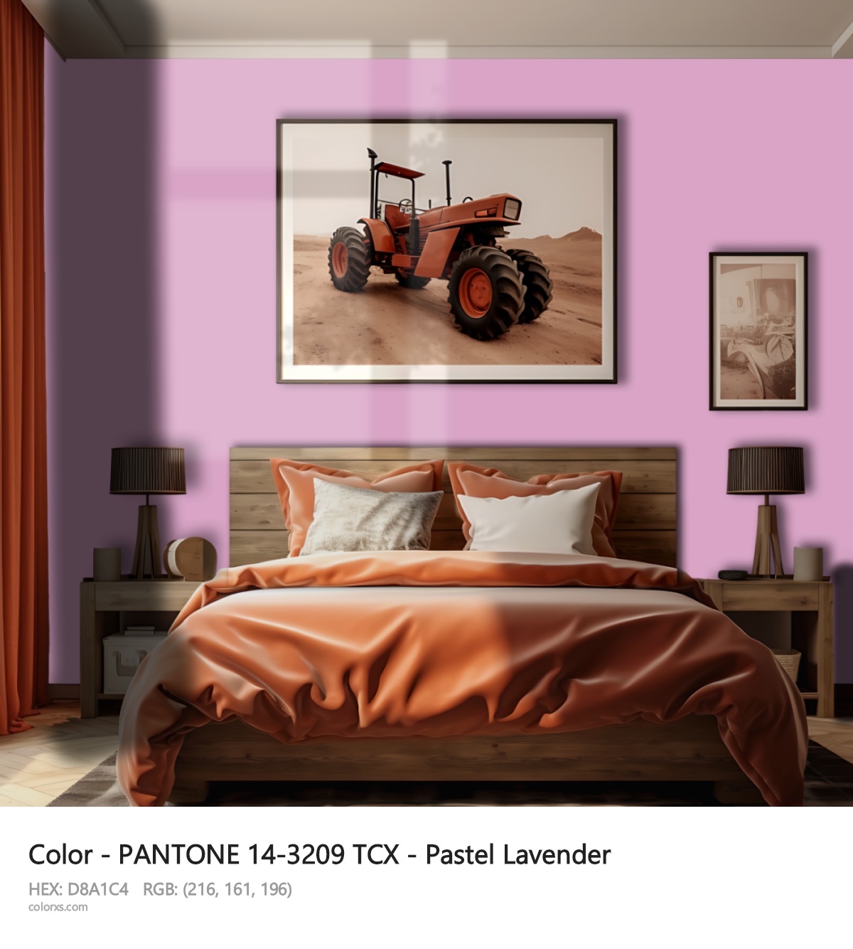 About PANTONE 14-3209 TCX - Pastel Lavender color - its meaning and example