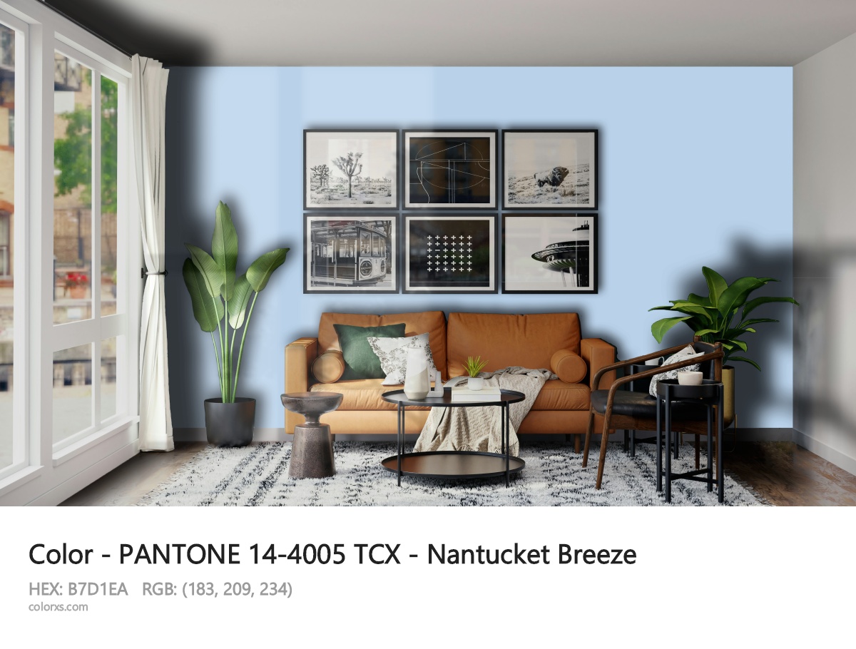 About PANTONE 14-4005 TCX - Nantucket Breeze color - its meaning and example