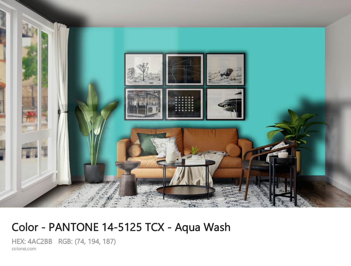 About PANTONE 14-5125 TCX - Aqua Wash color - its meaning and example