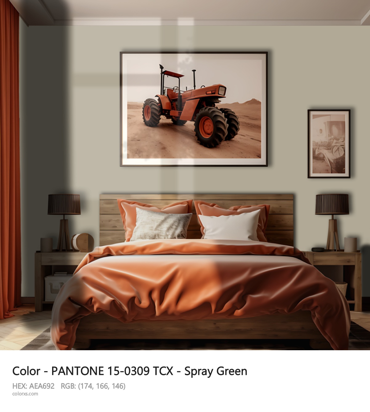About PANTONE 15-0309 TCX - Spray Green color - its meaning and example