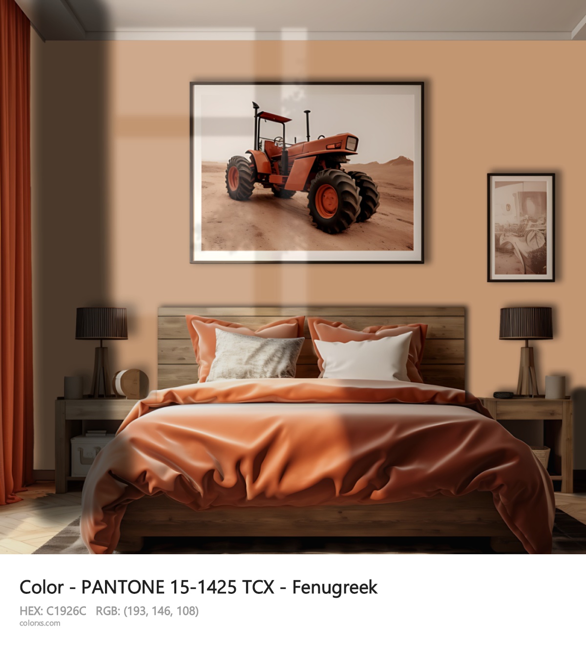 About PANTONE 15-1425 TCX - Fenugreek color - its meaning and example