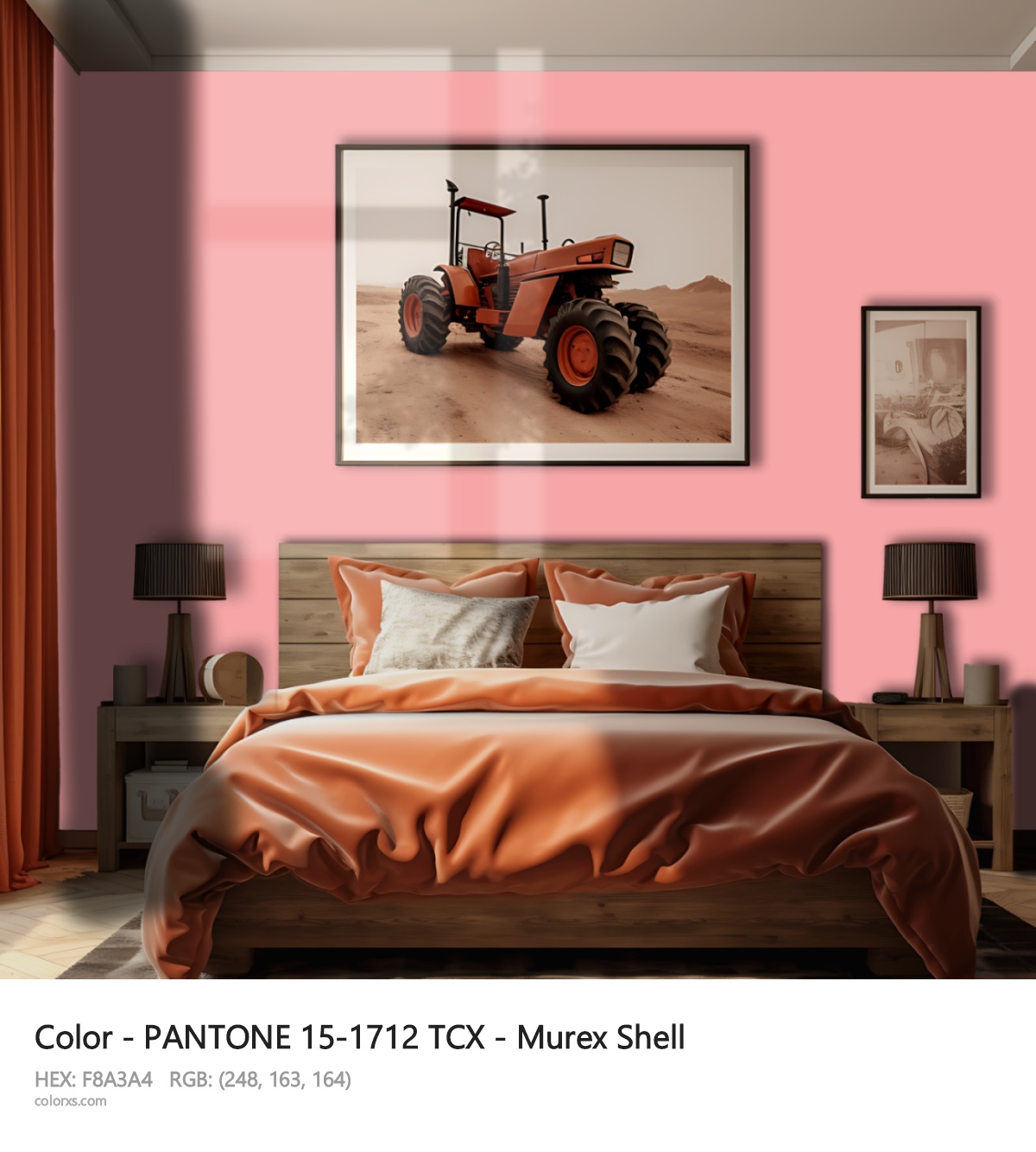 About PANTONE 15-1712 TCX - Murex Shell color - its meaning and example