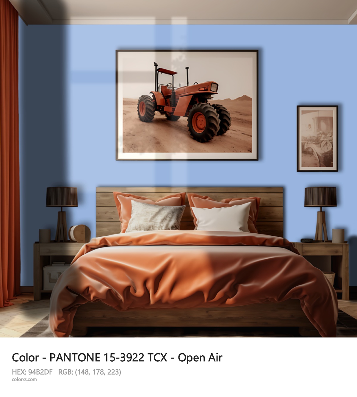 About PANTONE 15-3922 TCX - Open Air color - its meaning and example