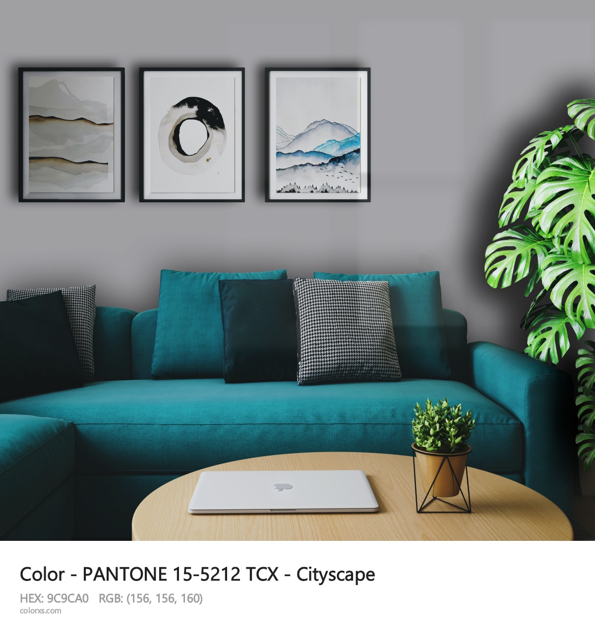 About PANTONE 15-5212 TCX - Cityscape color - its meaning and example