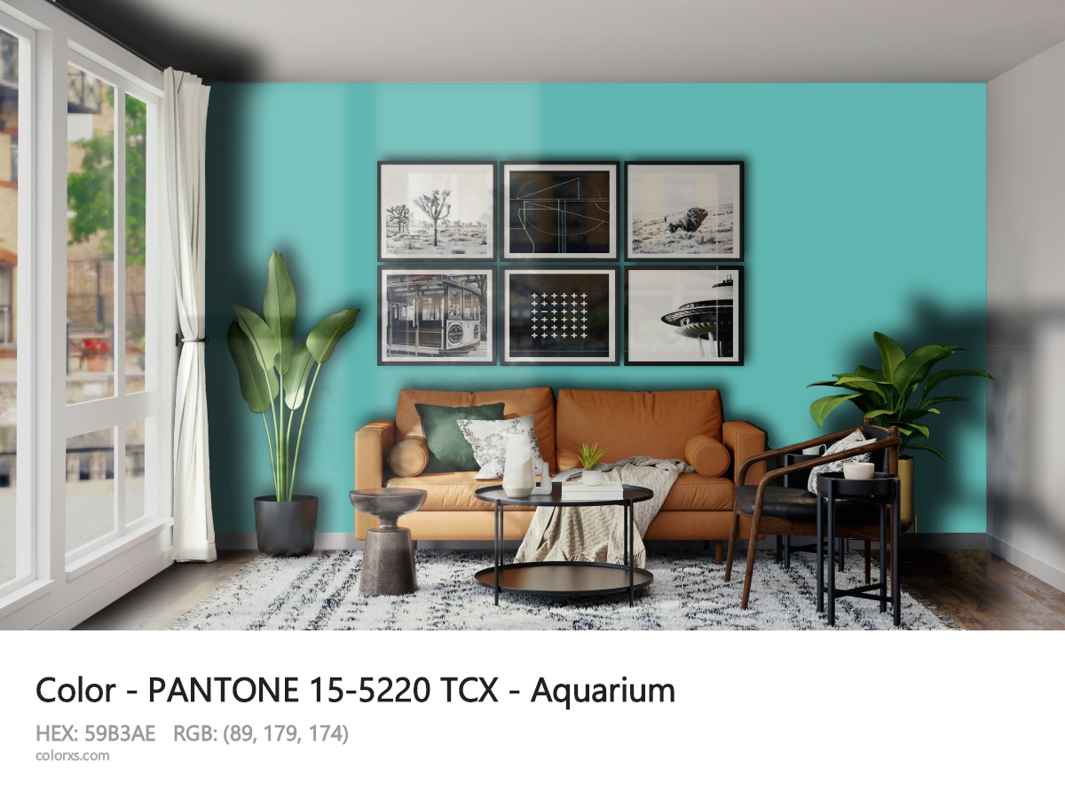 About PANTONE 15-5220 TCX - Aquarium color - its meaning and example