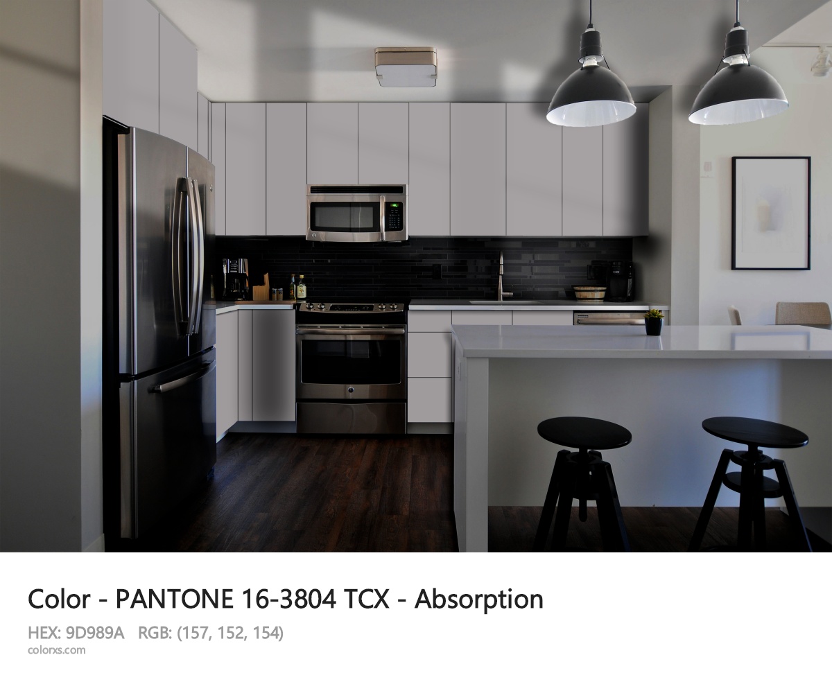 PANTONE 16-3804 TCX - Absorption CMS modular kitchen design
