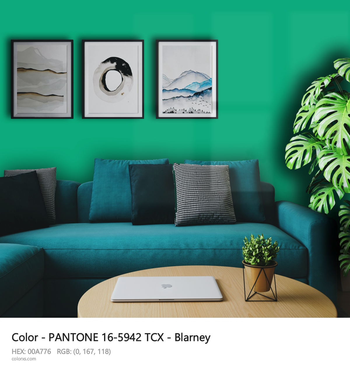 About PANTONE 16-5942 TCX - Blarney color - its meaning and example