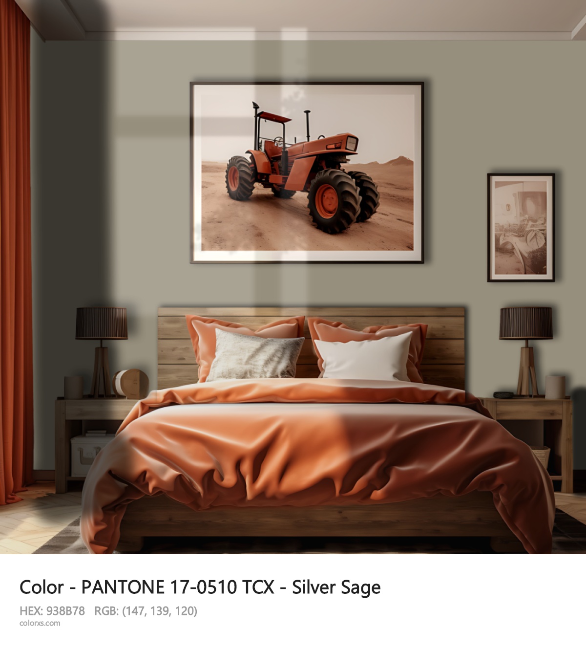 About PANTONE 17-0510 TCX - Silver Sage color - its meaning and example