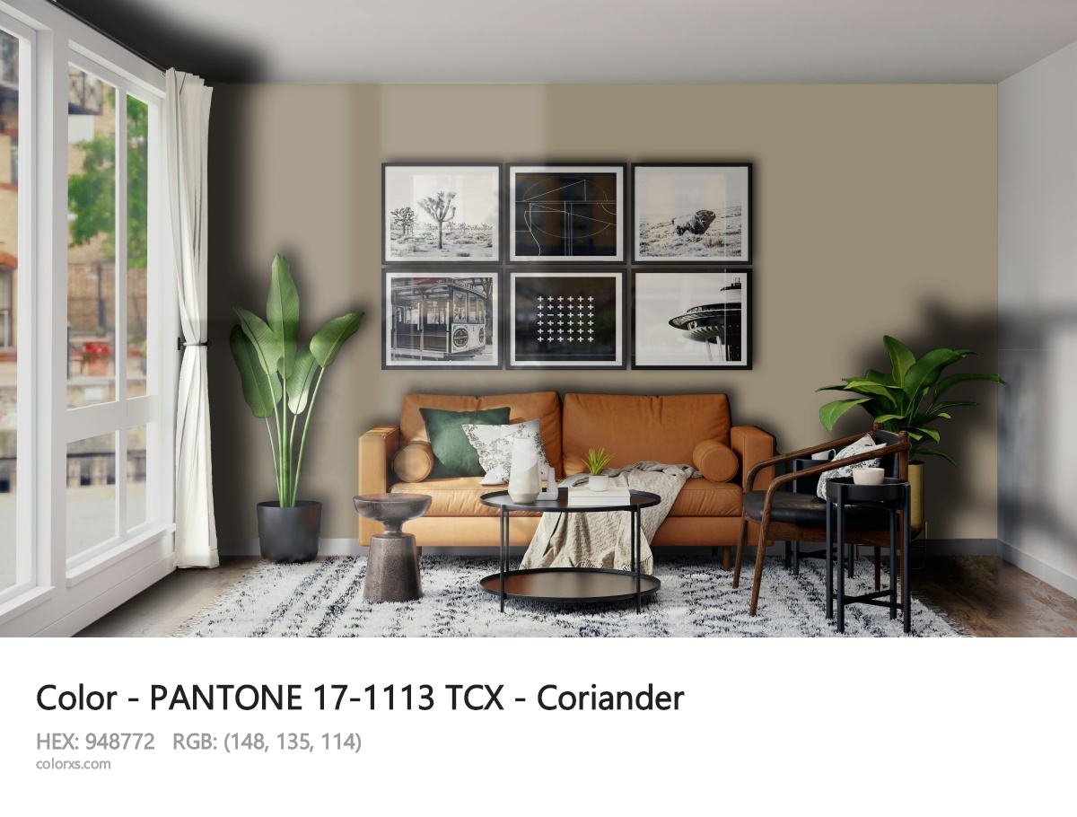 About PANTONE 17-1113 TCX - Coriander color - its meaning and example