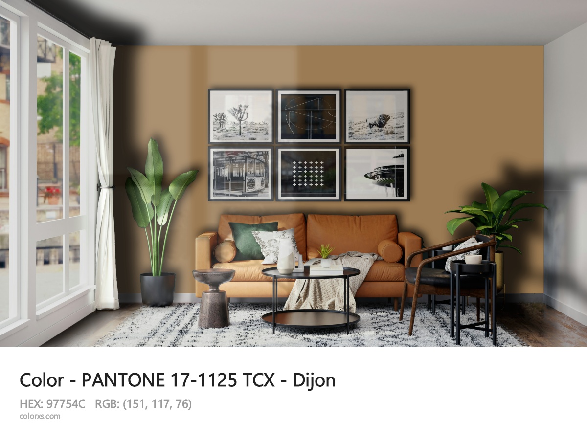 About PANTONE 17-1125 TCX - Dijon color - its meaning and example