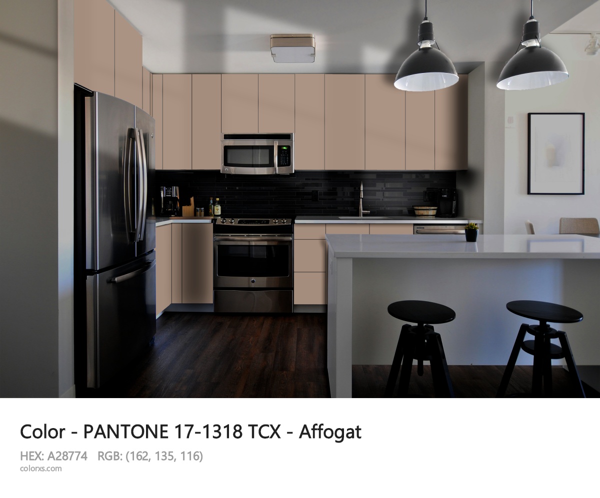 PANTONE 17-1318 TCX - Affogat CMS modular kitchen design