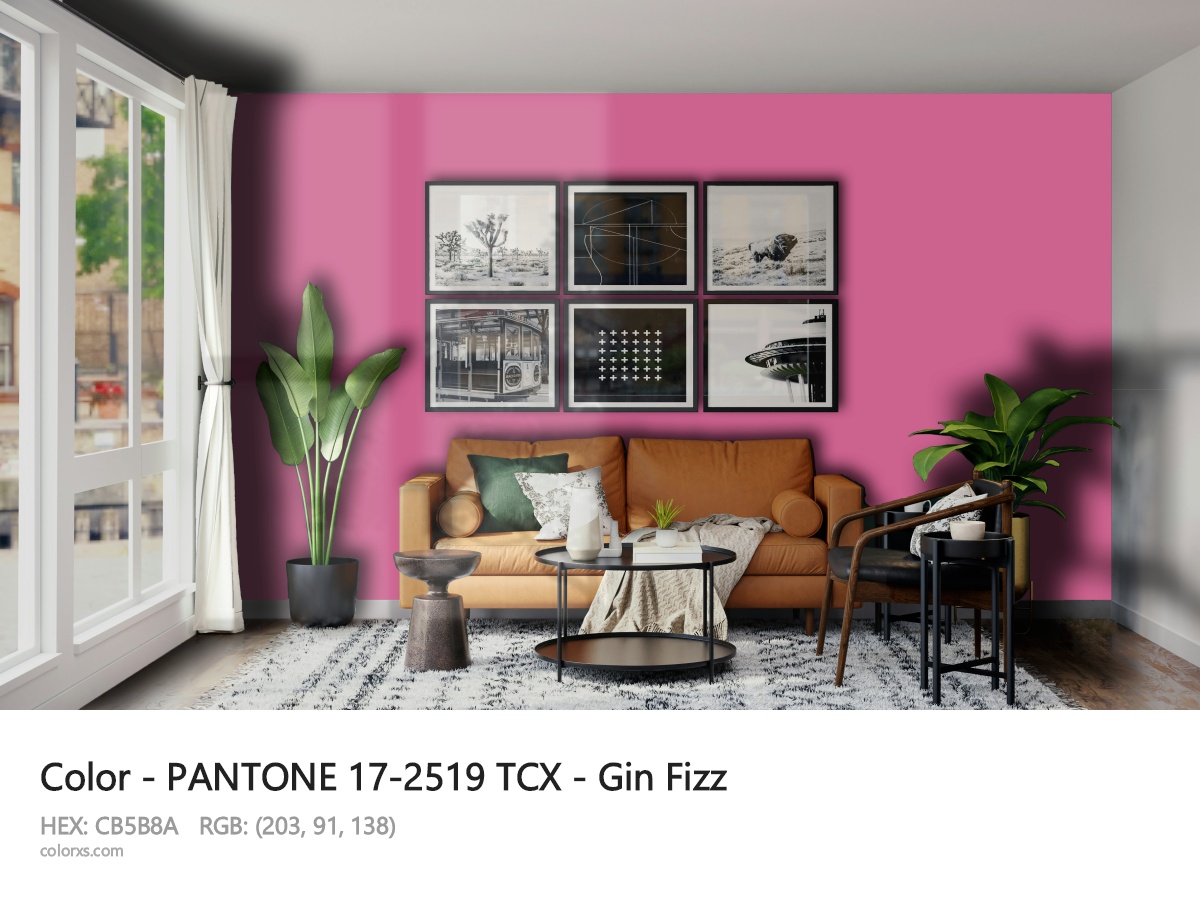 PANTONE 17-2519 TCX - Gin Fizz CMS modern minimalist living room interior
