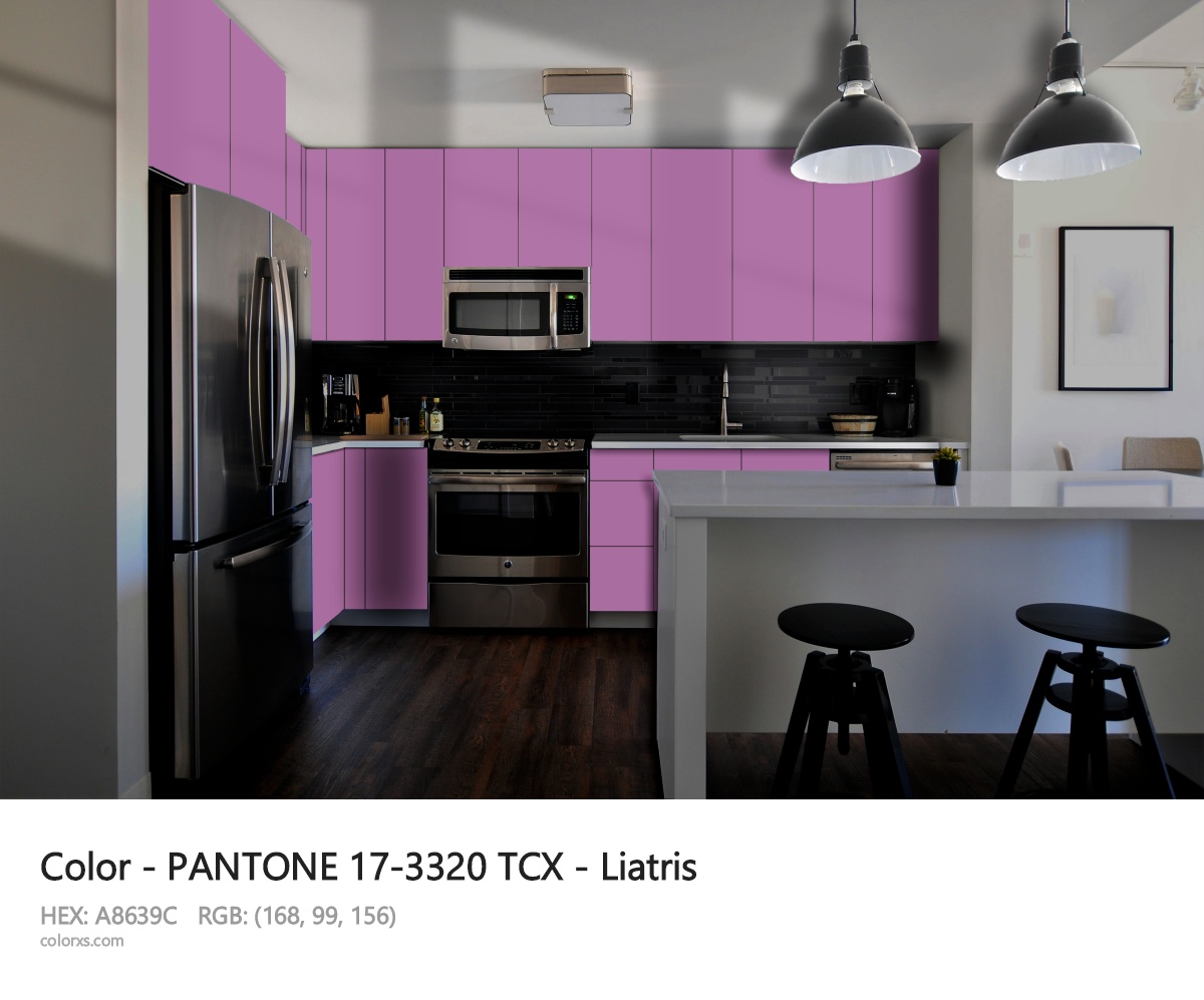 PANTONE 17-3320 TCX - Liatris CMS modular kitchen design