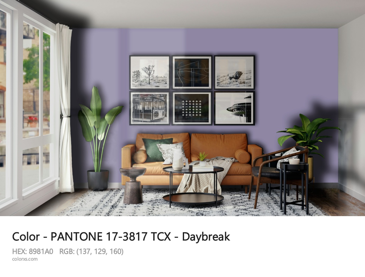 PANTONE 17-3817 TCX - Daybreak CMS modern minimalist living room interior