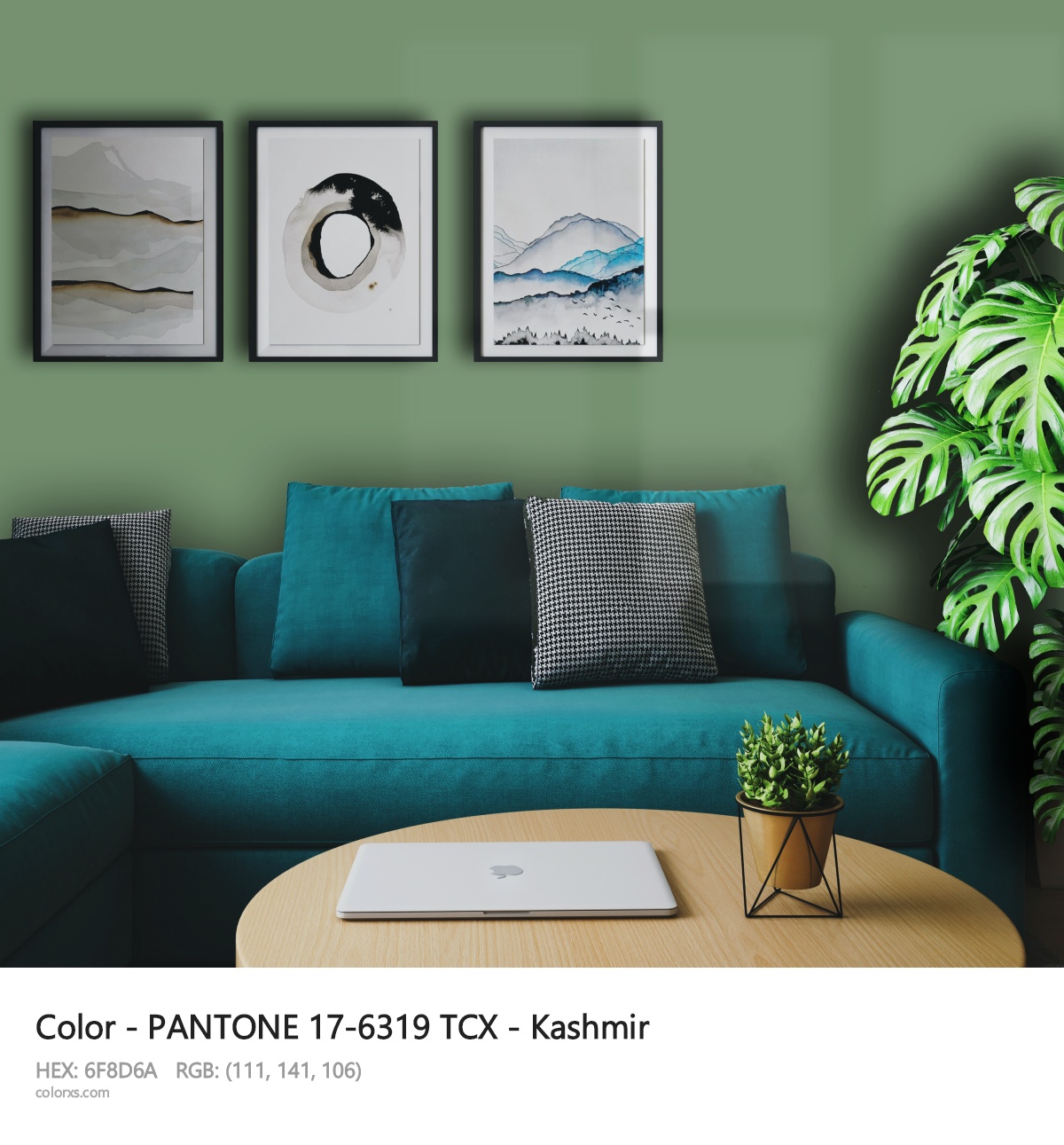 About PANTONE 17-6319 TCX - Kashmir color - its meaning and example