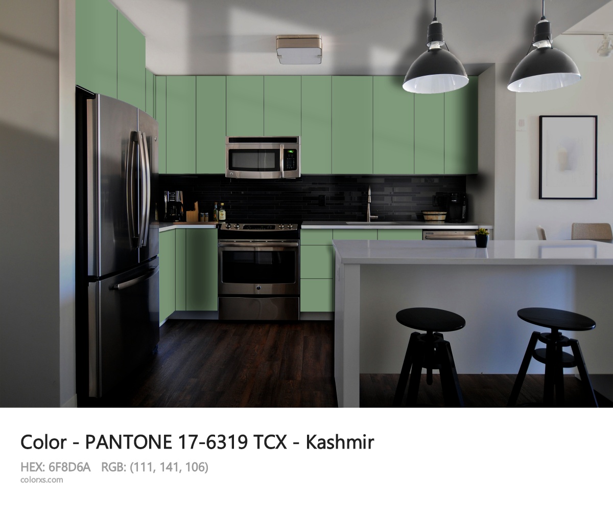 PANTONE 17-6319 TCX - Kashmir CMS modular kitchen design