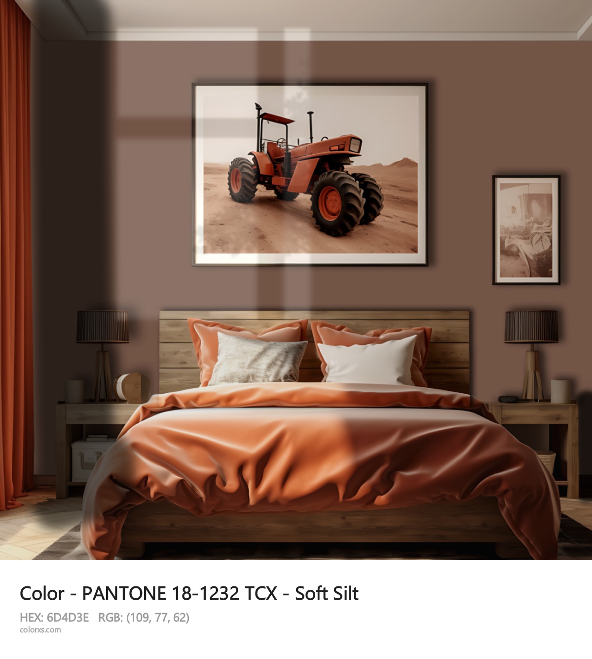 About PANTONE 18-1232 TCX - Soft Silt color - its meaning and example