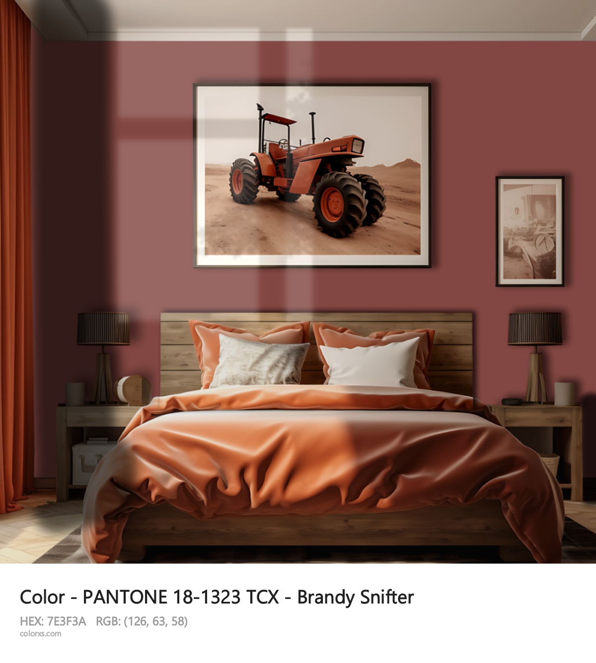 About PANTONE 18-1323 TCX - Brandy Snifter color - its meaning and example