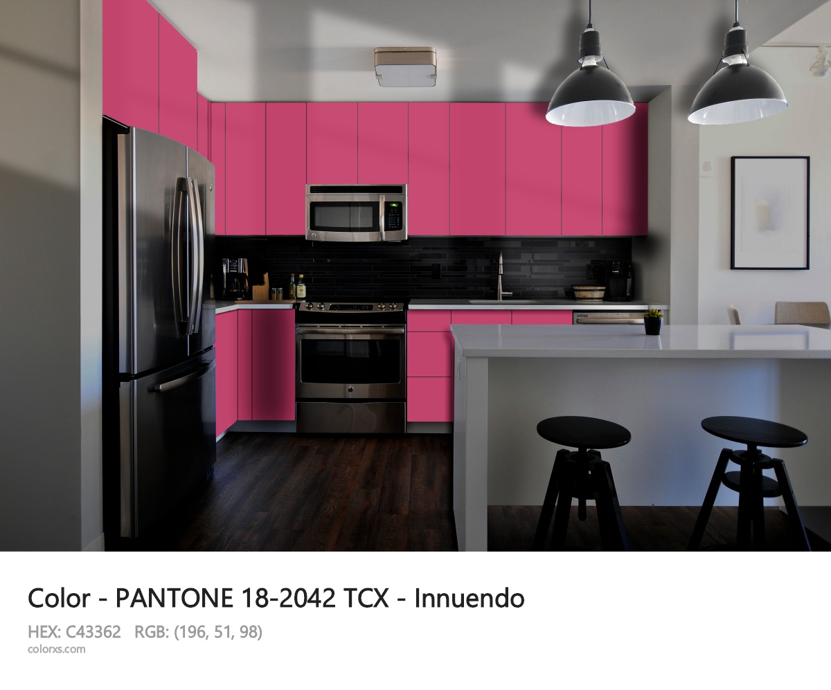 PANTONE 18-2042 TCX - Innuendo CMS modular kitchen design