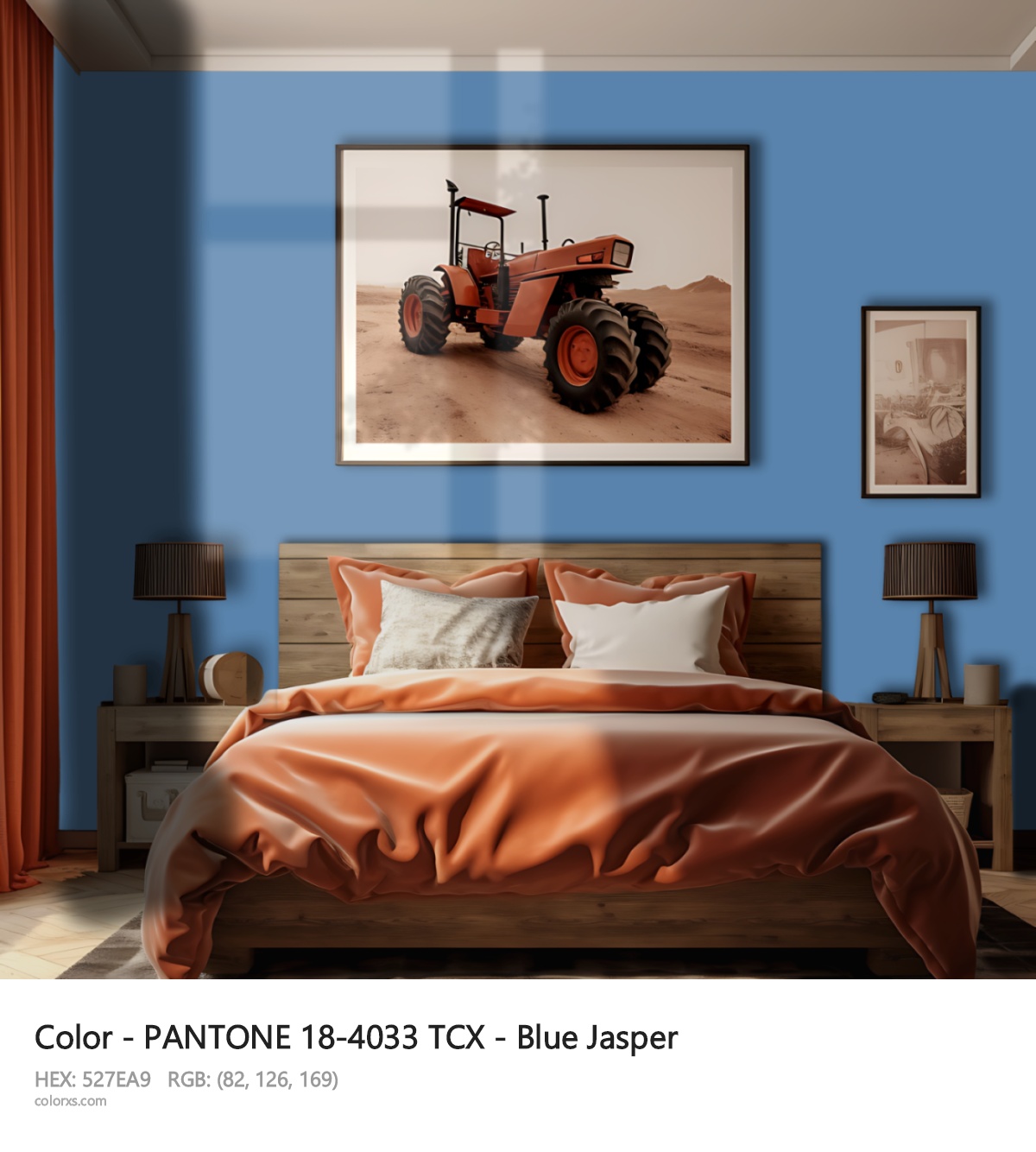 About PANTONE 18-4033 TCX - Blue Jasper color - its meaning and example