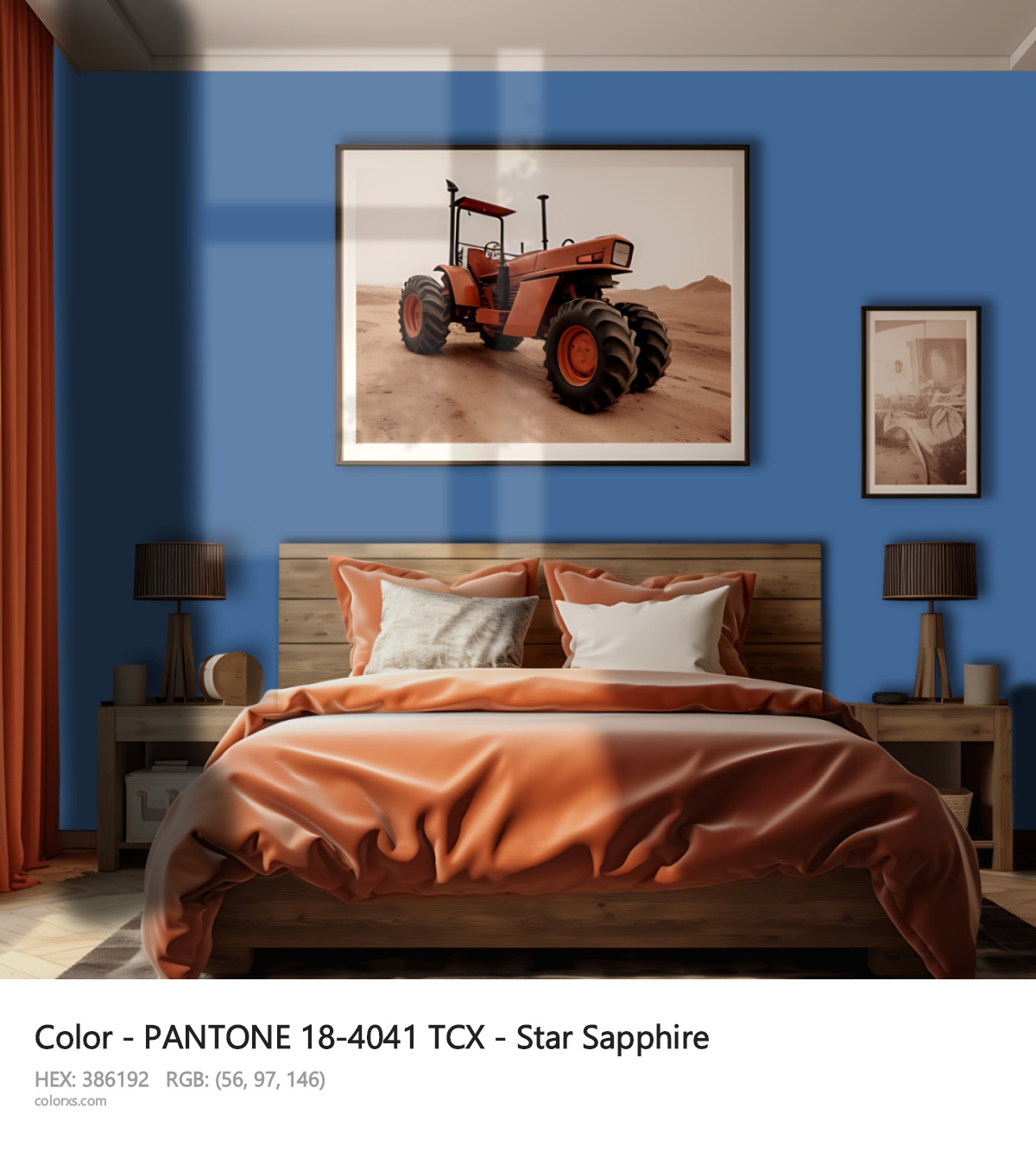 About PANTONE 18-4041 TCX - Star Sapphire color - its meaning and example