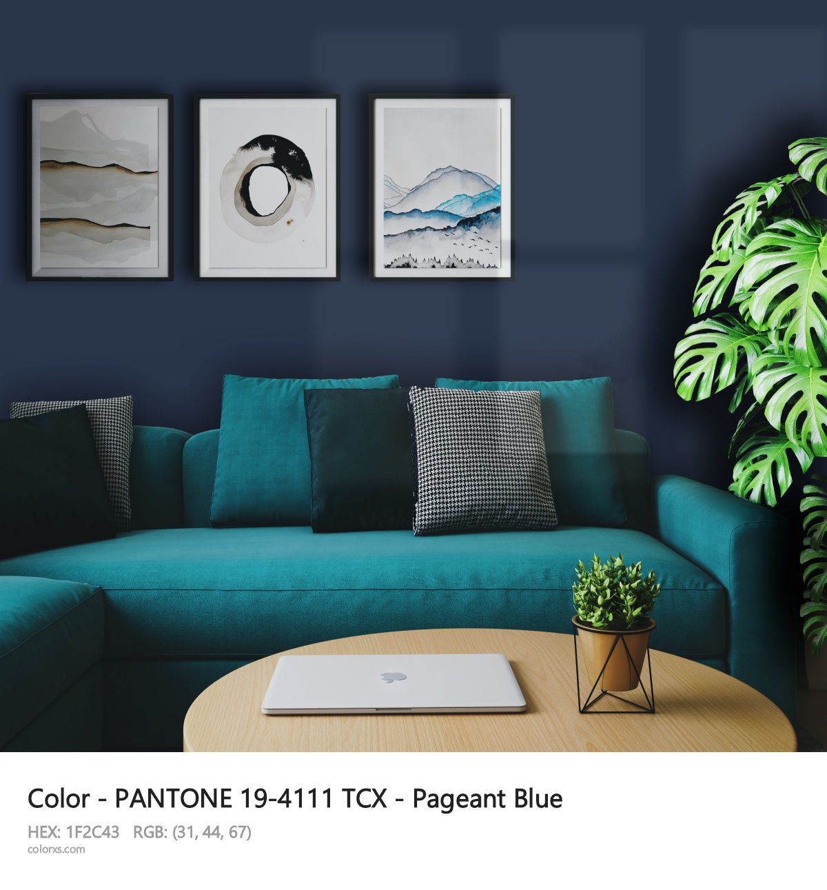 About PANTONE 19-4111 TCX - Pageant Blue color - its meaning and example