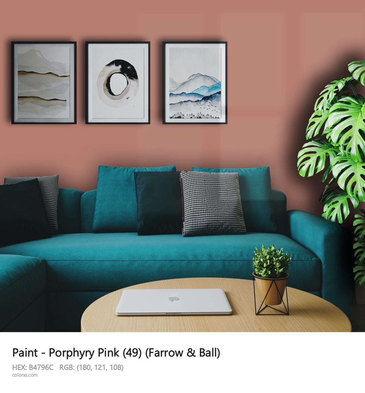 About Porphyry Pink (49) color - its meaning and example