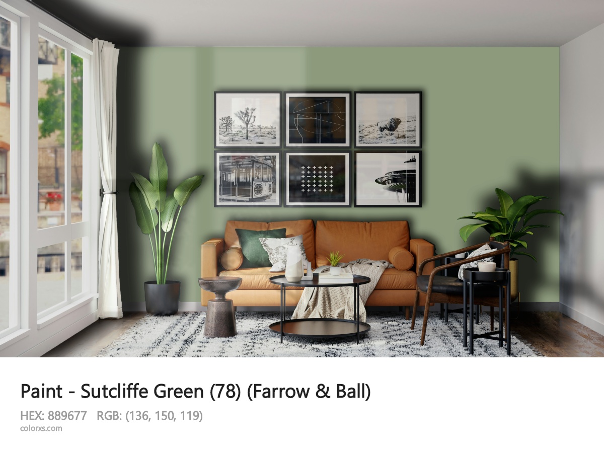 About Sutcliffe Green (78) color - its meaning and example
