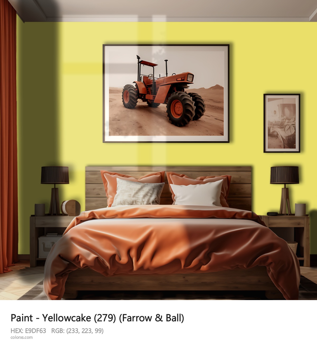 About Yellowcake (279) color - its meaning and example